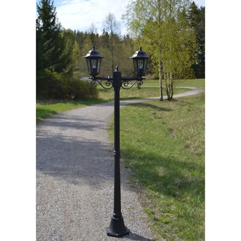 Pylväsvalaisin Noor Milano Mini 1745x535 mm 2-osainen musta