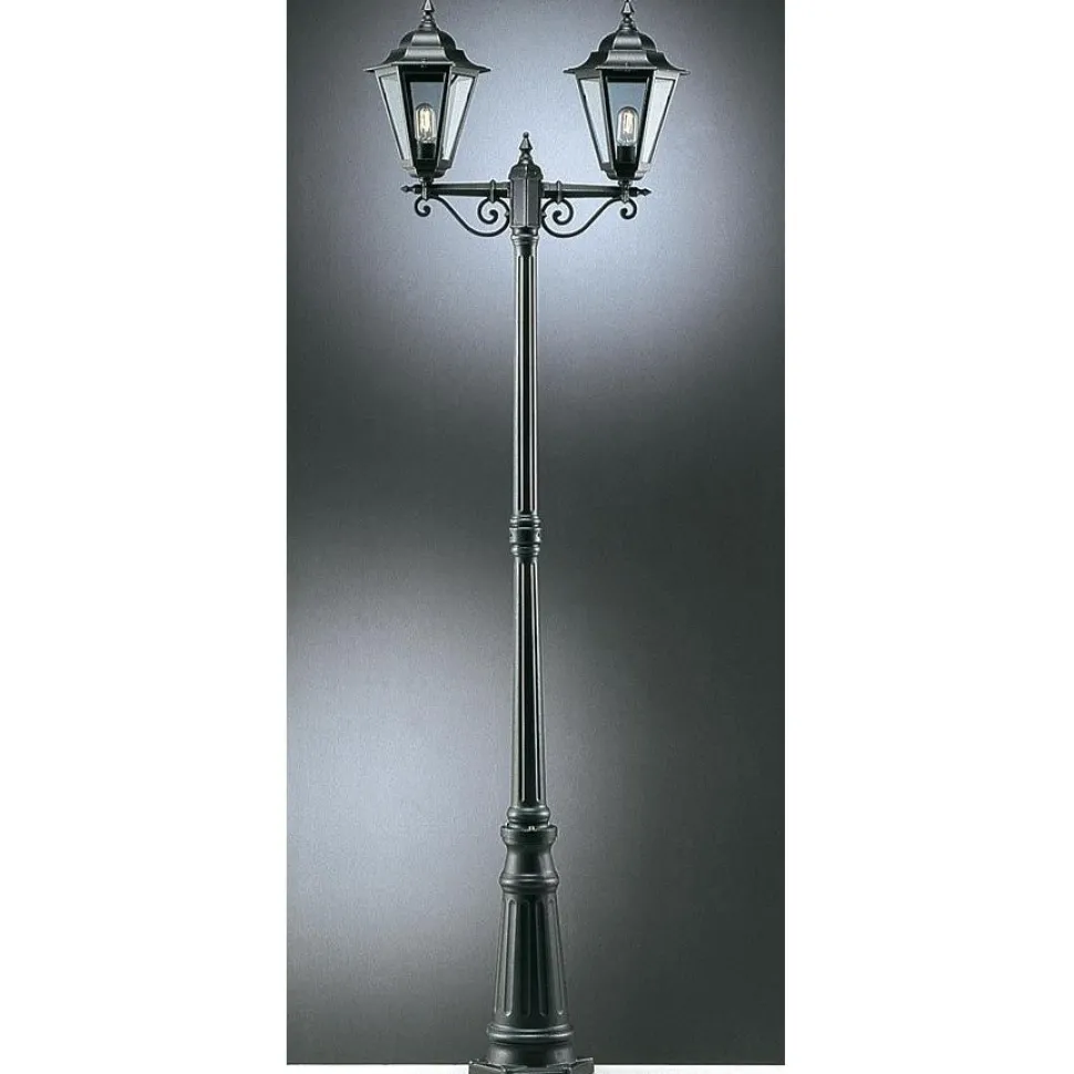 Pylväsvalaisin Noor Milano 675x2205 mm 2-osainen musta