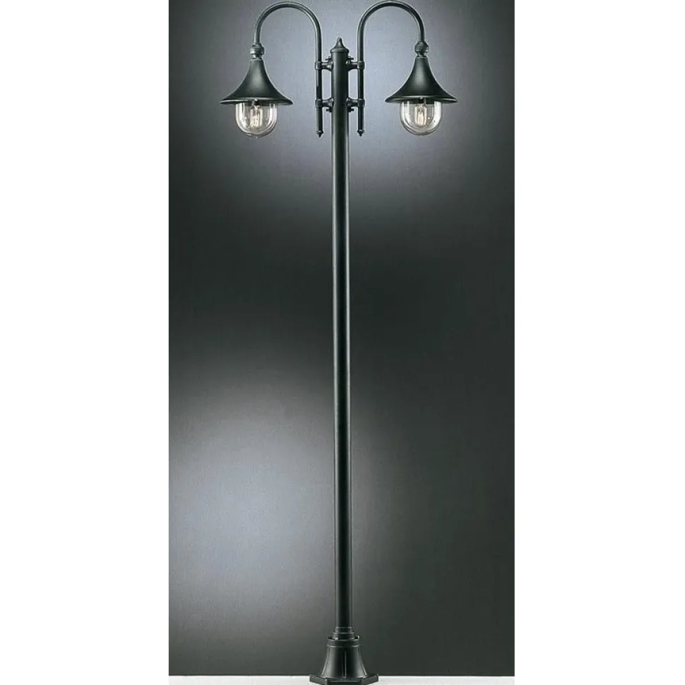 Pylväsvalaisin Noor Trumpetti 2350x810x250 mm 2-osainen musta