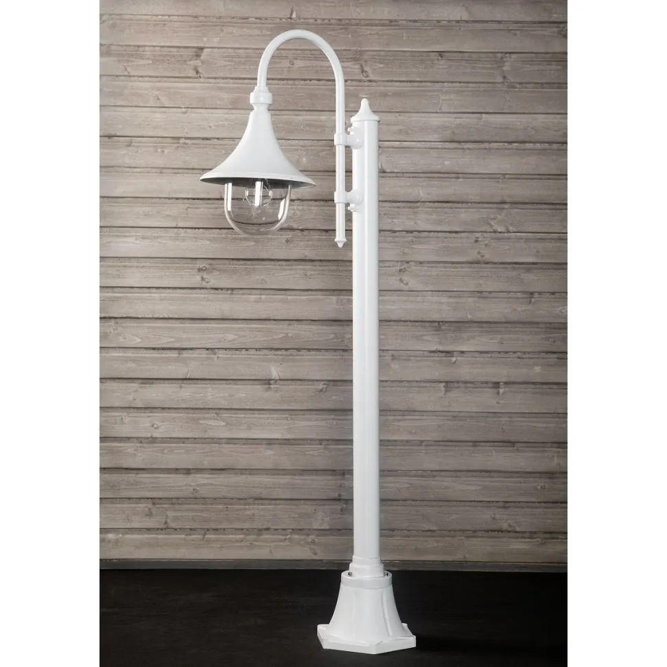 Pylväsvalaisin Noor Trumpetti 1350x525x250 mm valkoinen