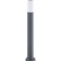 Pylväsvalaisin Polux Oslo 20W 230V IP44 Ø 120mm harmaa korkea