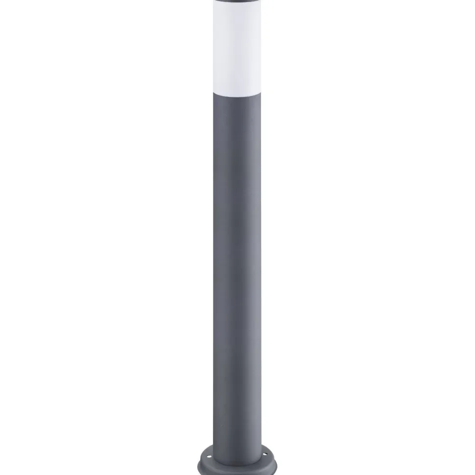 Pylväsvalaisin Polux Oslo 20W 230V IP44 Ø 120mm harmaa korkea