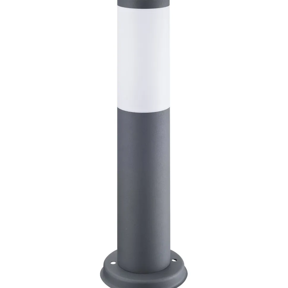 Pylväsvalaisin Polux Oslo 20W 230V IP44 Ø 76 mm harmaa matala