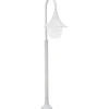 Pylväsvalaisin puutarhaan e27 120 cm alumiini valkoinen