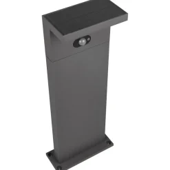Pylväsvalaisin Trio Blyde 60cm, aurinkokenno/hybridi, ladattava, liike- ja hämärätunnistin, antrasiitti