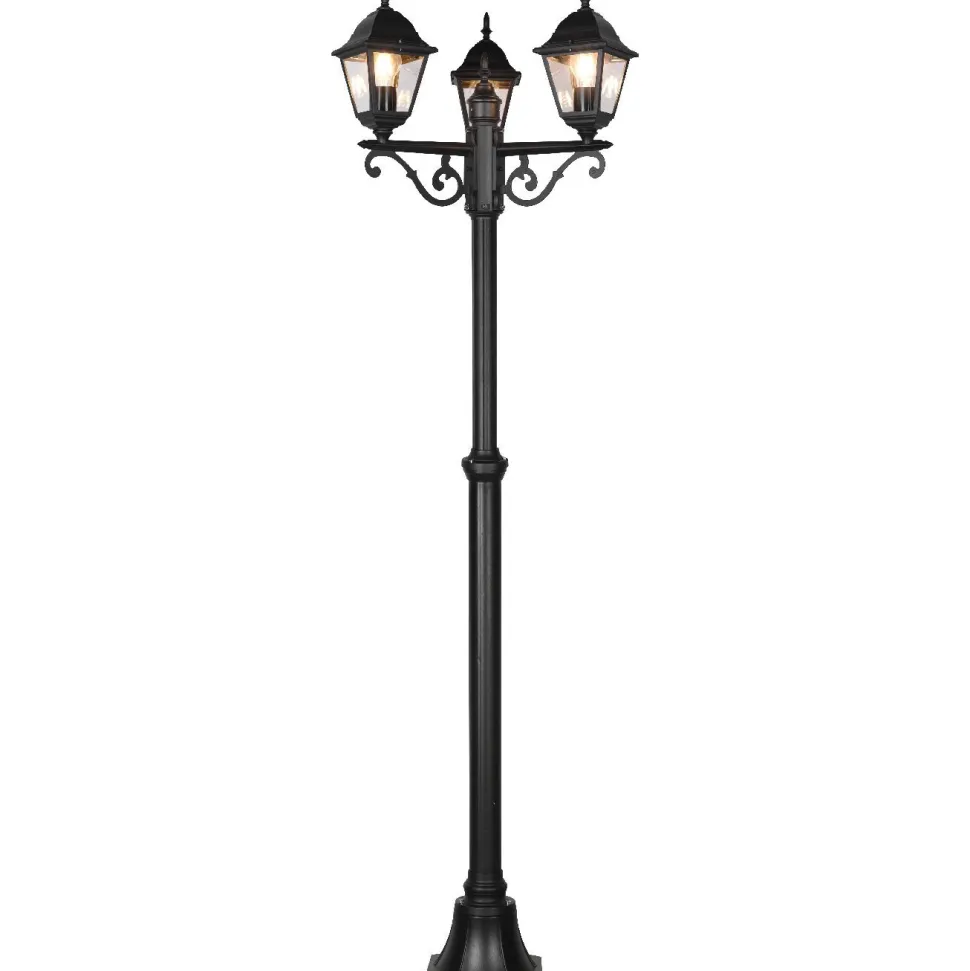 Pylväsvalaisin Trio Livenza, 3-os, 200cm, E27, mattamusta