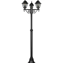 Pylväsvalaisin Trio Livenza, 3-os, 200cm, E27, mattamusta