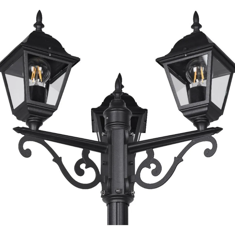 Pylväsvalaisin Trio Livenza, 3-os, 200cm, E27, mattamusta