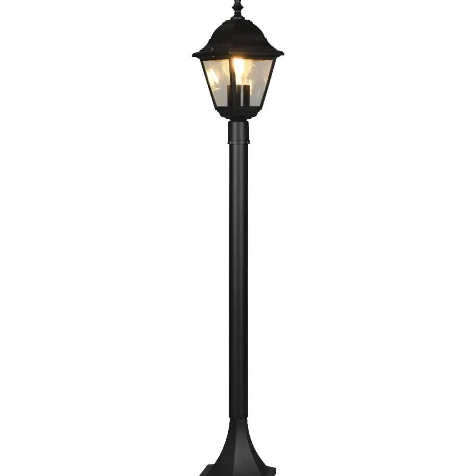 Pylväsvalaisin Trio Livenza, 1-os, 100cm, E27, mattamusta
