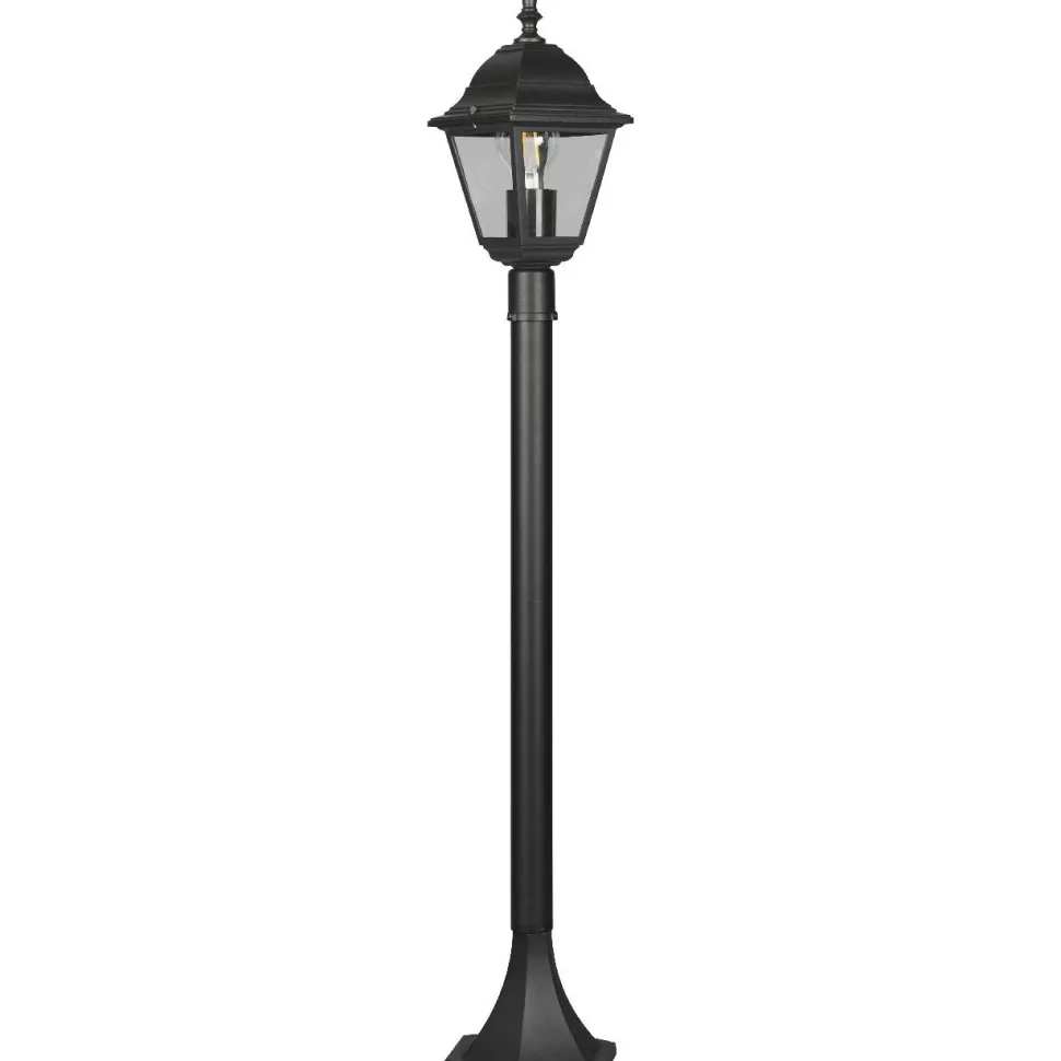 Pylväsvalaisin Trio Livenza, 1-os, 100cm, E27, mattamusta