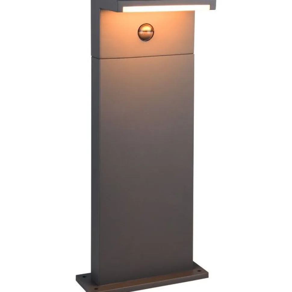 Pylväsvalaisin Trio Ravi LED 50cm liiketunnistimella antrasiitti