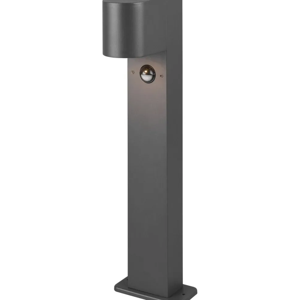 Pylväsvalaisin Trio Roya 50cm liiketunnistimella, antrasiitti