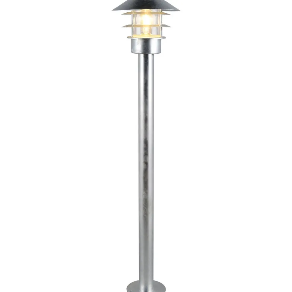 Pylväsvalaisin Trio Ruvuma E27 50cm sinkki