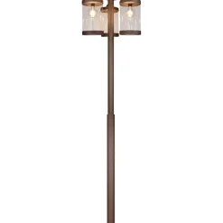 Pylväsvalaisin Trio Sambesi 240cm 3xE27 hämärätunnistin rustiikki