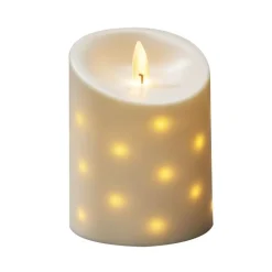 Pöytäkynttilä Konstsmide, IP44, paristokäyttöinen, 25 x LED, 14cm