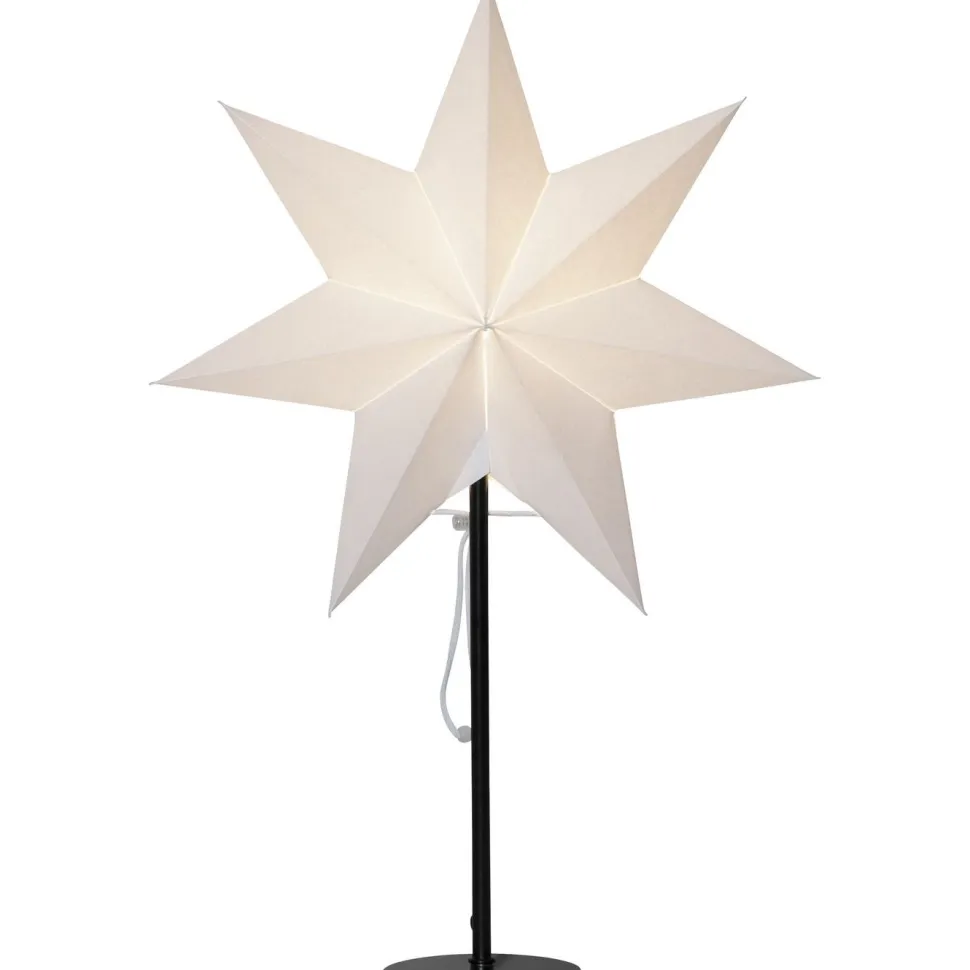 Pöytätähti Star Trading Mixa 34x50 cm valkoinen