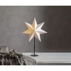 Pöytätähti Star Trading Mixa 34x50 cm valkoinen