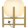 Pöytävalaisin Aneta Lighting Vinda puu/valkoinen