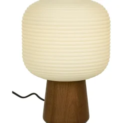 Pöytävalaisin Aneta Lighting Aura, ruskea/valkoinen