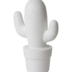 Pöytävalaisin Lucide Cactus Ø20 cm valkoinen