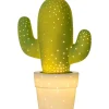 Pöytävalaisin Lucide Cactus Ø20 cm vihreä