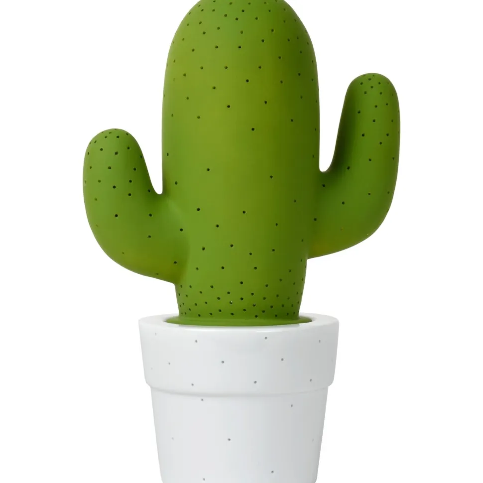 Pöytävalaisin Lucide Cactus Ø20 cm vihreä