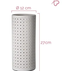 Pöytävalaisin Paulmann Pauleen Pure Sunkiss, 27x12cm, E14, max. 20W, mattavalkoinen