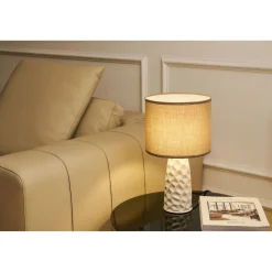 Pöytävalaisin Paulmann Pauleen Fancy Sculpt 41cm E14 max. 20W taupe/kerma