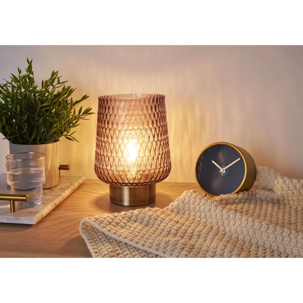 Pöytävalaisin Paulmann Pauleen Sparkling Glamour, E27, 2700K, ruskea/messinki