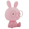 Pöytävalaisin Polux Krolik LED 2,5 W IP20 195x165x305 mm muovi pinkki
