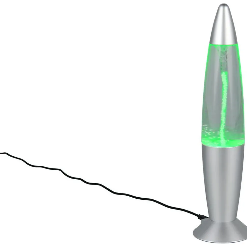 Pöytävalaisin Trio Holly 34.5cm LED RGB titaani
