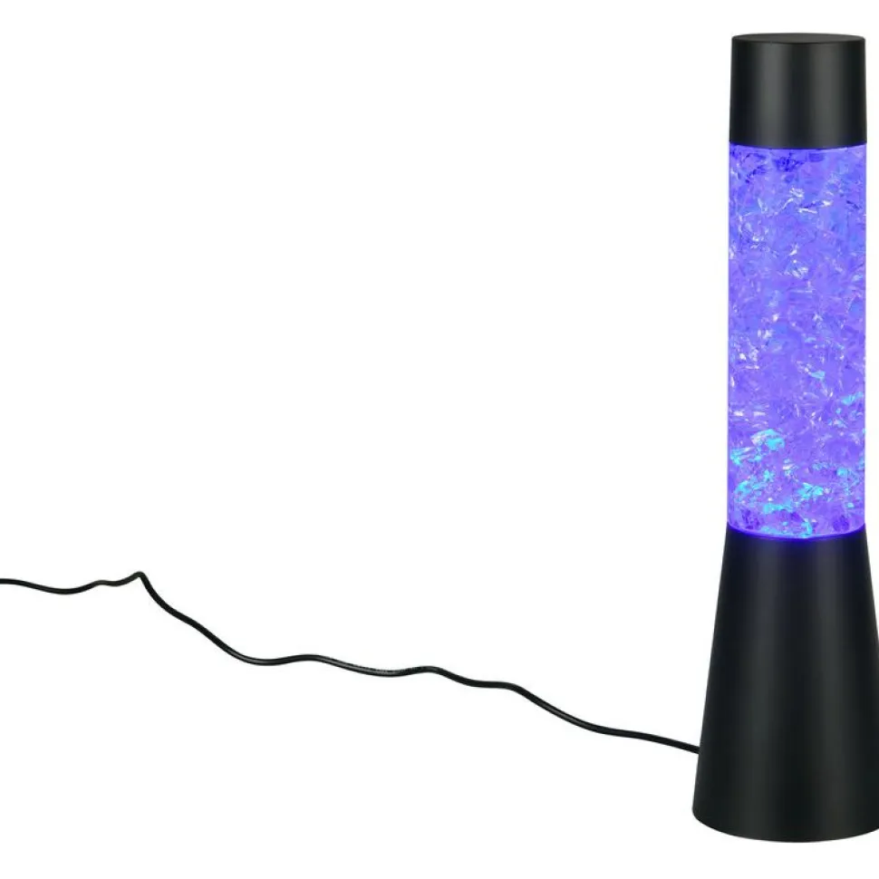 Pöytävalaisin Trio Martini 33cm LED RGB mattamusta