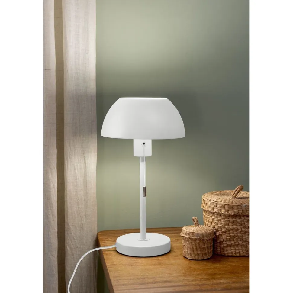 Pöytävalaisin Airam Urban Desk S, Ø200mm, valkoinen
