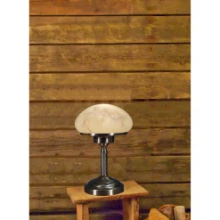 Pöytävalaisin Aneta Lighting August Ø 180x280 mm antiikkikupari, beige