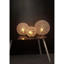 Pöytävalaisin Aneta Lighting Bling ø 15 cm kromi/kirkas