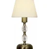 Pöytävalaisin Aneta Lighting Johanna Ø 160x300 mm antiikki, kirkas, valkoinen