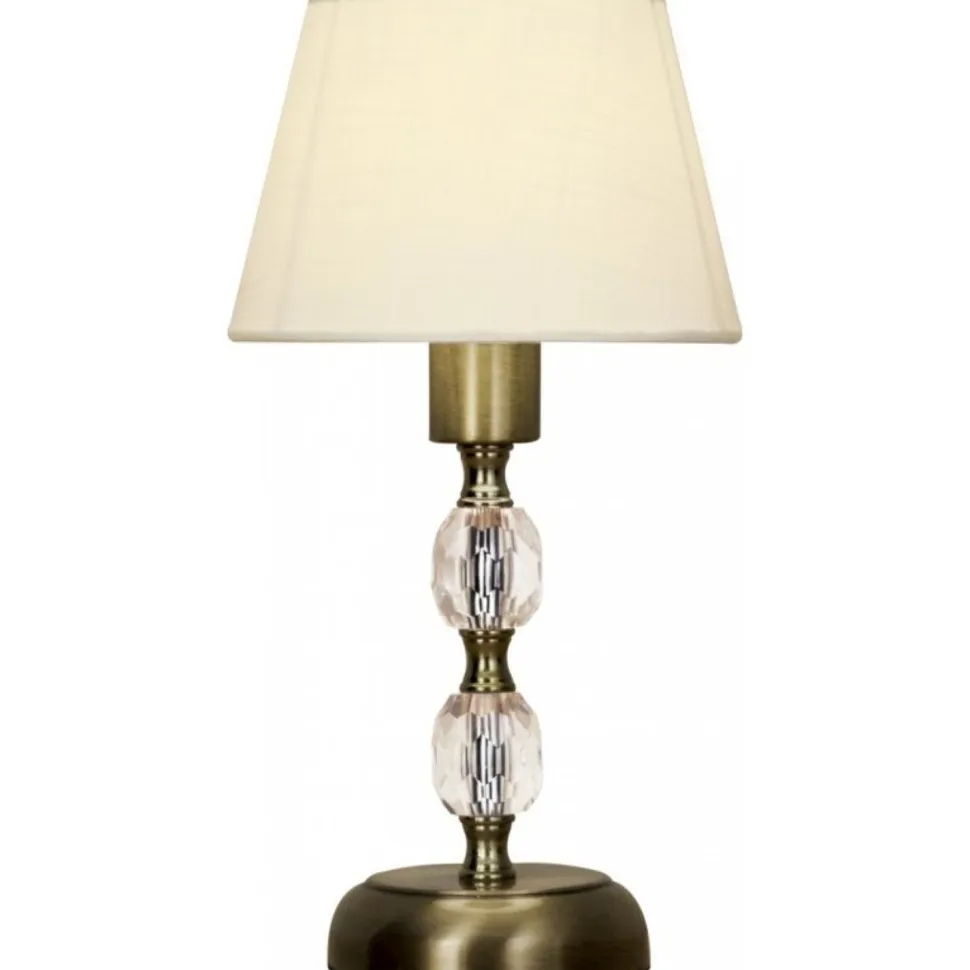 Pöytävalaisin Aneta Lighting Johanna Ø 160x300 mm antiikki, kirkas, valkoinen
