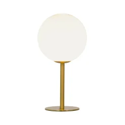 Pöytävalaisin Aneta Lighting Molekyl mattamessinki/valkoinen