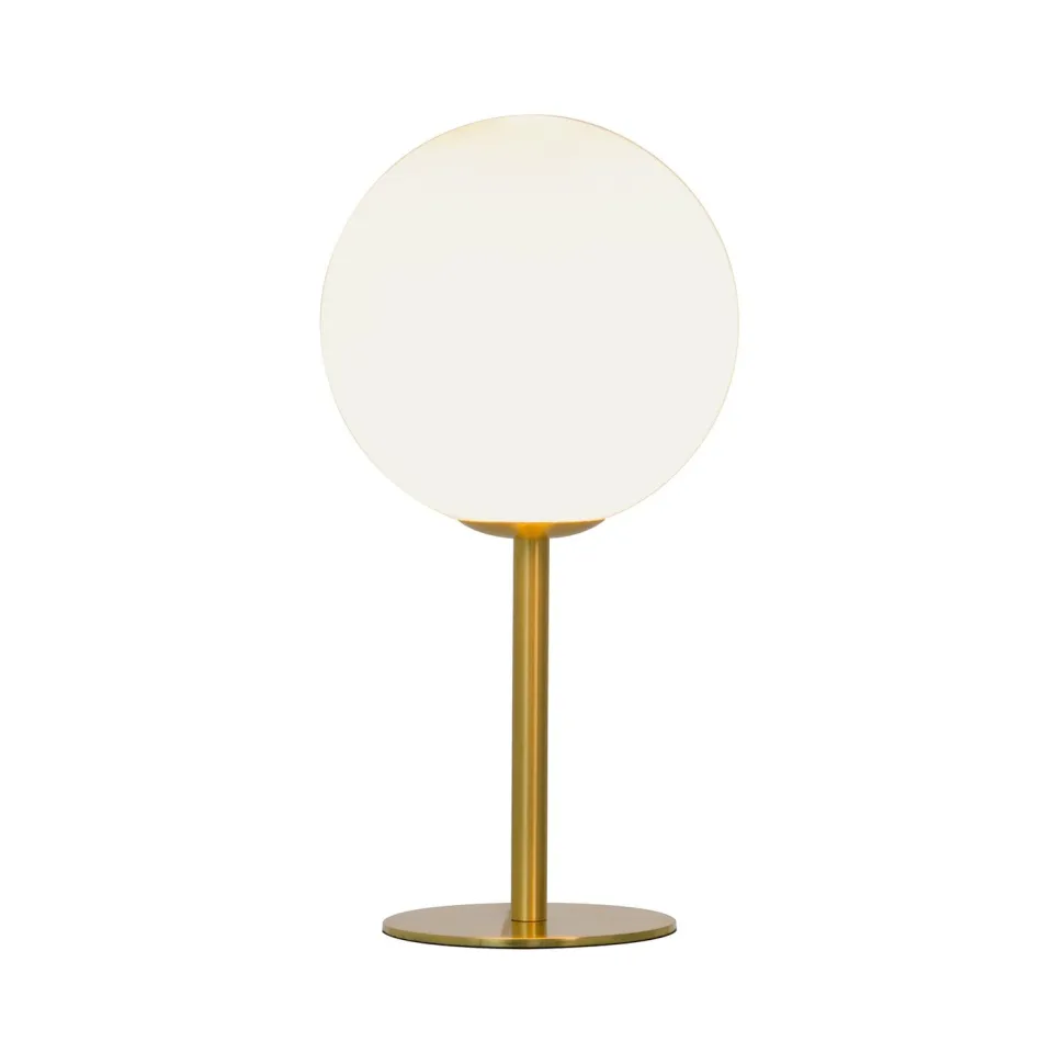 Pöytävalaisin Aneta Lighting Molekyl mattamessinki/valkoinen