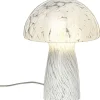 Pöytävalaisin Aneta Lighting Mushi 28cm, valkoinen