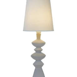 Pöytävalaisin Aneta Lighting Nina 54cm E27 tekstiilivarjostin, musta/ruskea