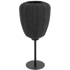 Pöytävalaisin Eglo Barlaston, Ø39cm, E27, 40W, IP20, musta/harmaa