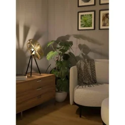 Pöytävalaisin Eglo Castanuelo 40W 37x27x57,5cm kulta/musta