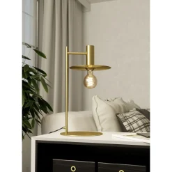 Pöytävalaisin Eglo Escandell, 47cm, E27, 40W, IP20, messinki