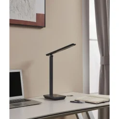 Pöytävalaisin Eglo Iniesta, 35cm, LED, 3.6W, IP20, cappuccino/musta