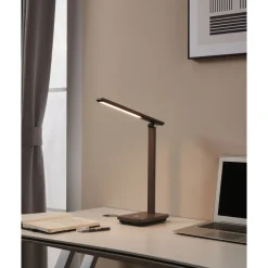 Pöytävalaisin Eglo Iniesta, 35cm, LED, 3.6W, IP20, cappuccino/musta