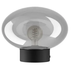 Pöytävalaisin Eglo Madonnina, 27cm, E27, 40W, IP20, musta/harmaa