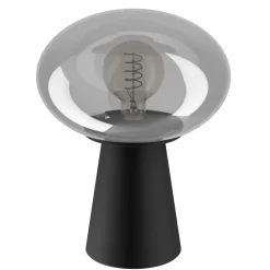 Pöytävalaisin Eglo Madonnina, 32.5cm, E27, 40W, IP20, musta/harmaa