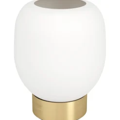 Pöytävalaisin Eglo Manzanares 40W 14,5x18cm kulta/valkoinen