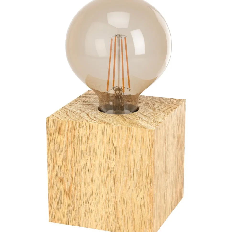 Pöytävalaisin Eglo Prestwick 2 40W 9,5x9,5x9,5cm puu